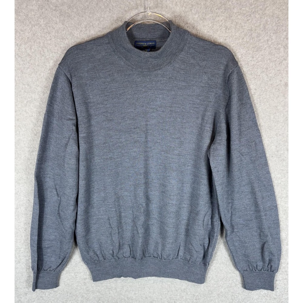 Joseph & Lyman Sweater Mens Large Wool Pullover Made in Italy Crewneck Dress